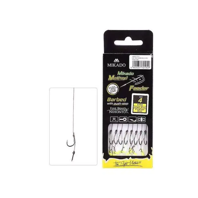 Beperkte Voorraad Mikado Method Feeder Xtra Strong Csalitüskés Rig No.10 10cm