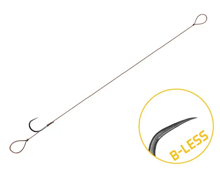 Gereduceerde Prijs Feeder kötött horog Delphin Proxi 8 Loop / 6db 8cm 6 SM -