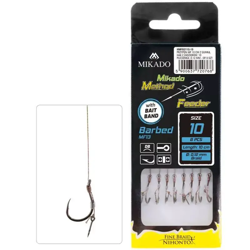 Hoge Kwaliteit Mikado Method Feeder MF13 Csalitüskés Rig No.10 10cm - Bruta
