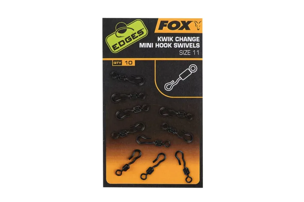 Exclusieve Aanbieding Fox EDGES™ Kwik Change Mini Hook Swivel-Mini Hook Swivels x1