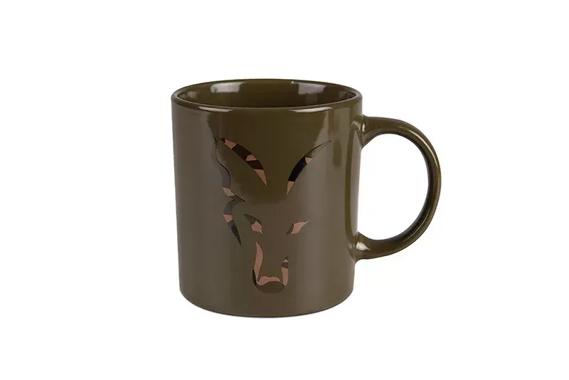 Fox Green & Camo Head Ceramic Mug-Fox Green and Camo Head Ce Finale Uitverkoop