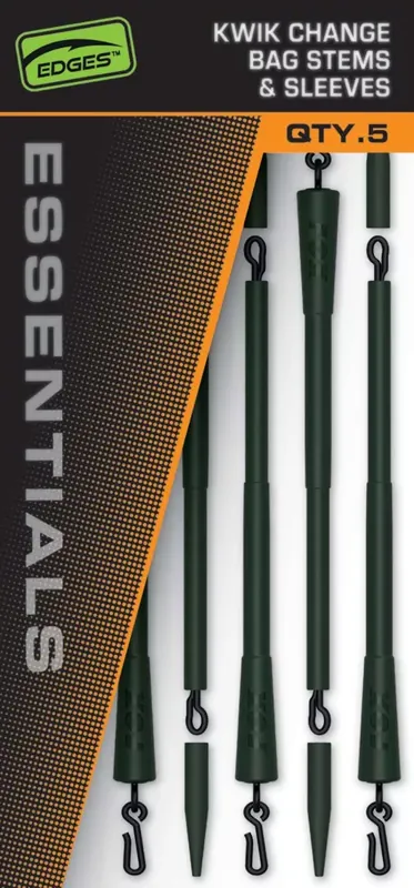 Fox EDGES™ Essentials Kwik Change Bag Stems & Sleeves-Edges Betrouwbaar