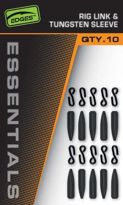 Fox EDGES™ Essentials Rig Link & Tungsten Sleeve-Edges Rig L Finale Uitverkoop