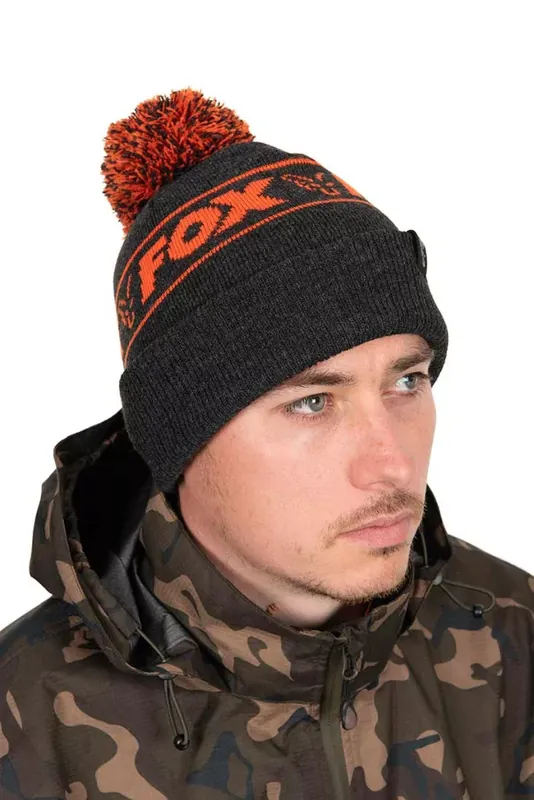 Fox Collection Bobble - Black & Orange-Fox Collection Bobble Korting