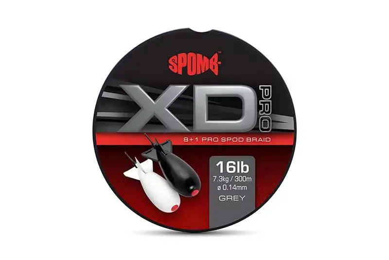Spomb XD Pro Braid-Spomb XD Pro Braid Grey 8+1 0.14mm 16lbs Must-Have