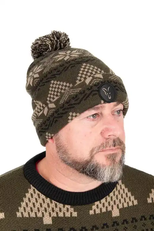 Fox Festive Bobble Hat-Fox Festive bobble - Akc Koopje