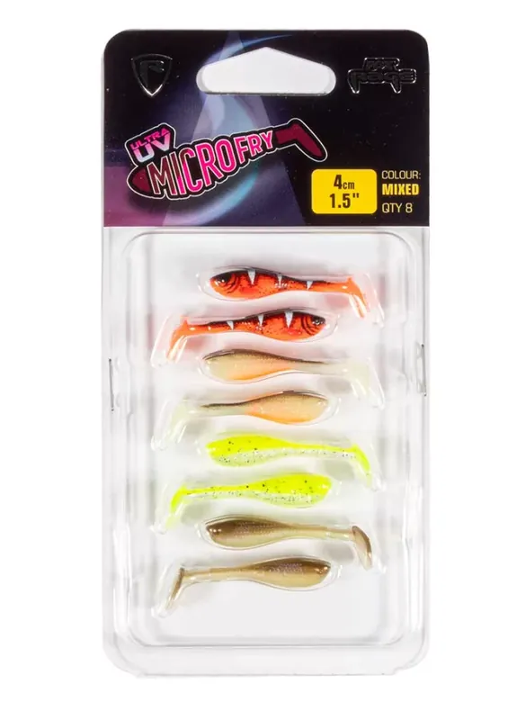 Express Levering Fox Rage Micro Fry Mixed Colour Lure Pack - Akc