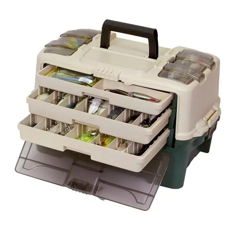 Plano 723300 3 TRAY BOX /DRAWER VERSION GRN - A Laatste Versie