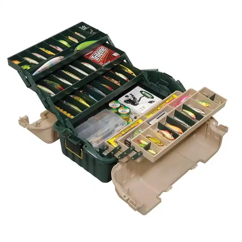 Must-Have Plano 861600 6-TRAY BOX GRN /SANDSTONE - Akcios