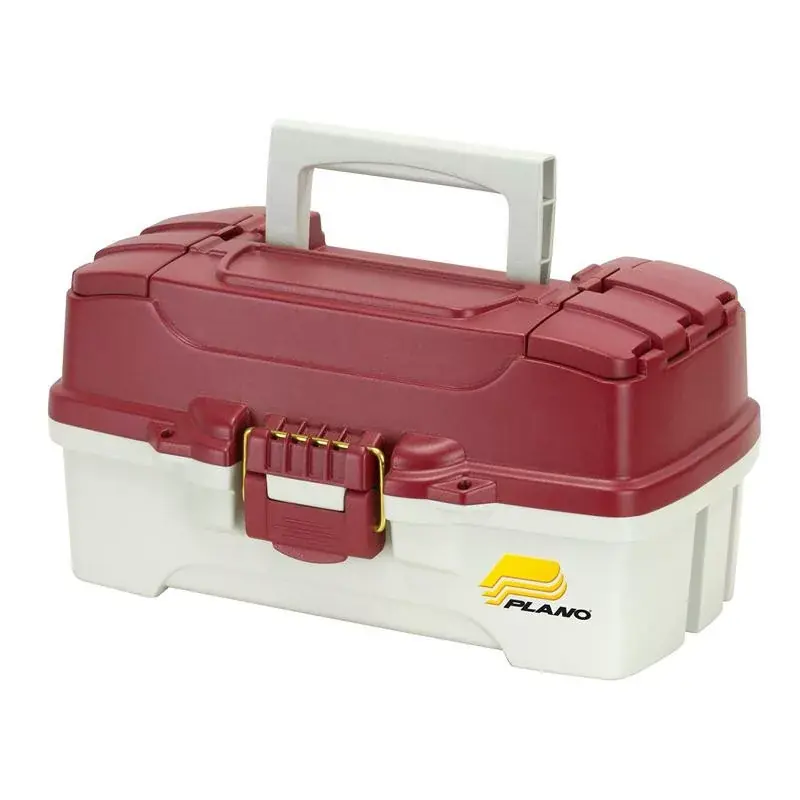 Seizoensaanbieding Plano 620106 1 TRAY BOX RED MTL/OFF WHITE - Akc