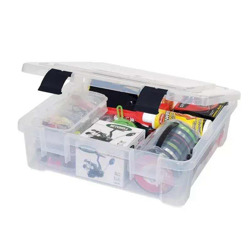 Gecertificeerd Plano 708001 XXL STOWAWAY CLEAR BLACK LATCHES -