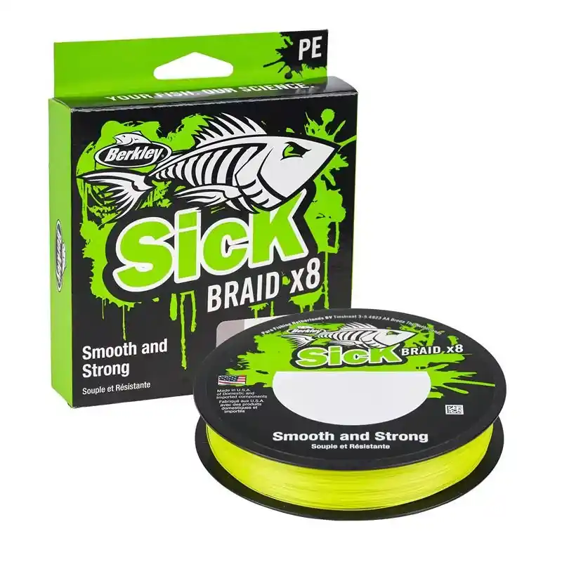 Laatste Versie Berkley Sick Braid; 150m 165yd, 0,14mm, 16,5kg 36lb , Hi