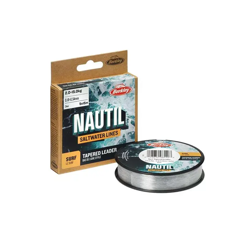 Betrouwbaar Berkley Nautil Surf Tapered lines; 5 x 15m, 0,20 - 0,58mm, 2