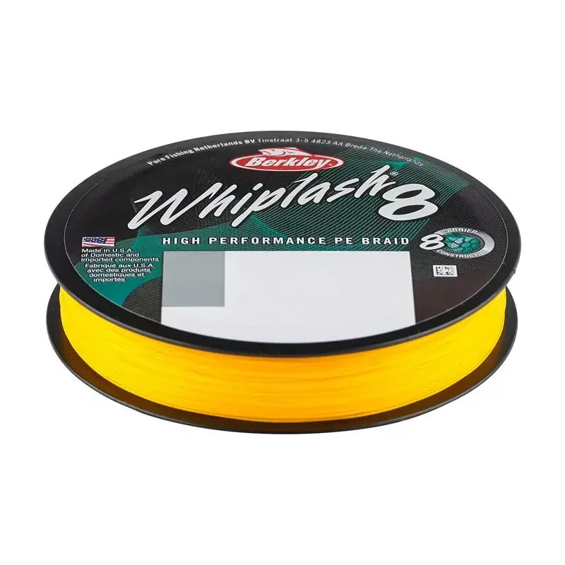 Koop Online Berkley Whiplash8; 150m 165yd, 0,25mm, 40kg 88lb , Yello