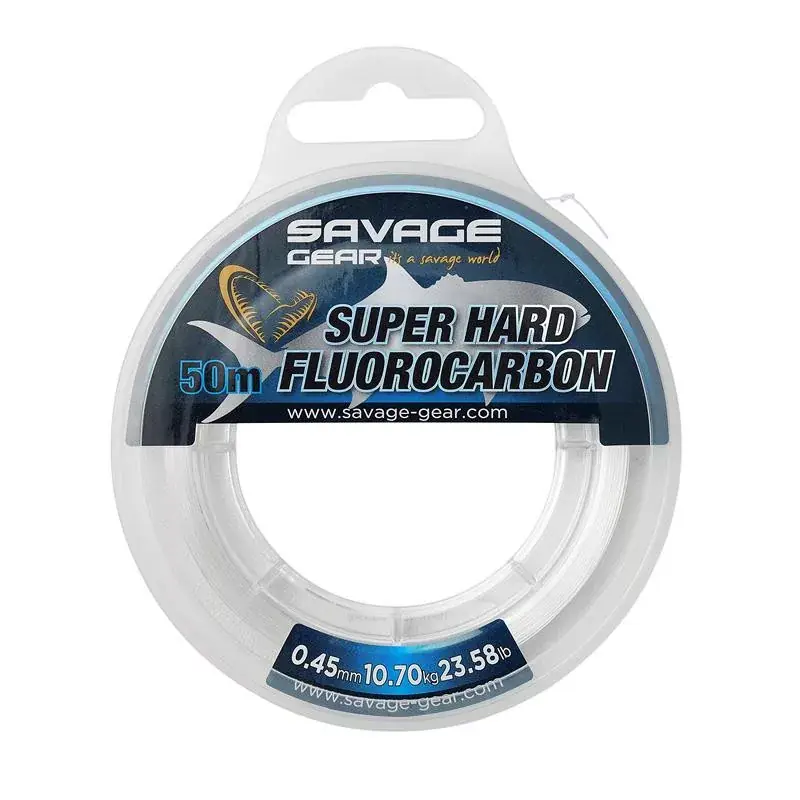 Savage Gear 50m 55yd, 0,55mm, 15,9kg 35,05lb , Clear - B Voordeelprijs