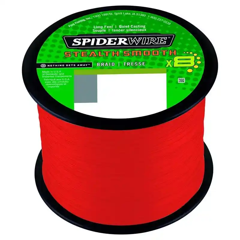 Fabrieksprijs SpiderWire 2000m 2188yd, 0,11mm, 10,3kg 22lb , Code Red