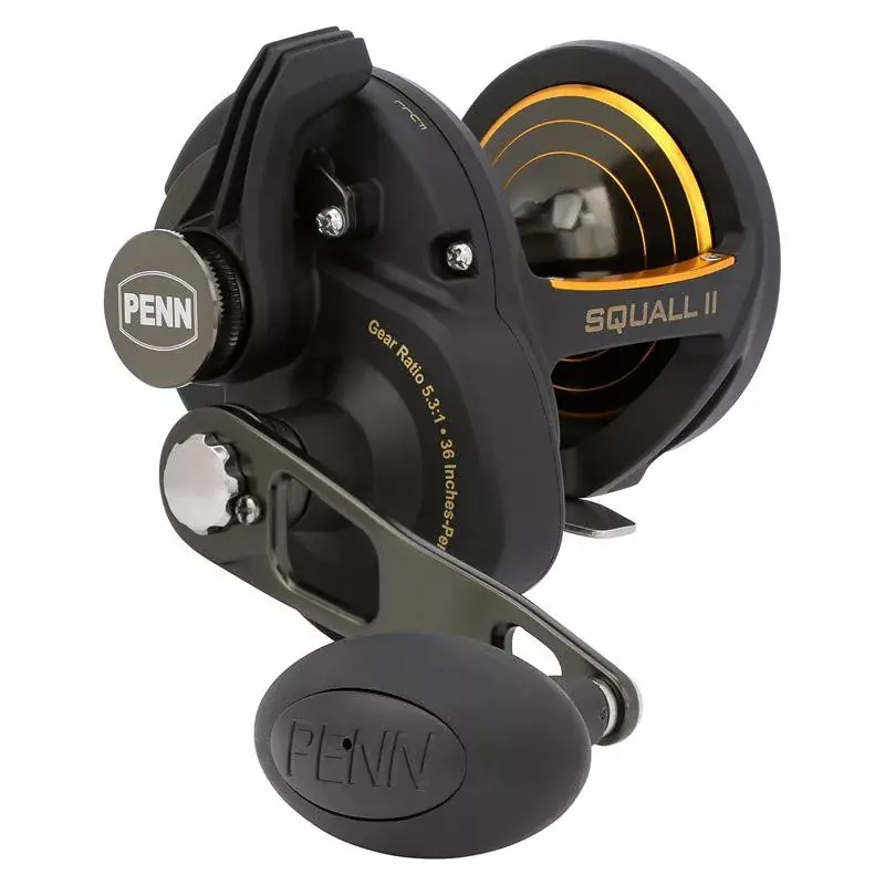 Finale Uitverkoop PENN Squall® II 40 Lever Drag 5BB 5.3 1 Right -