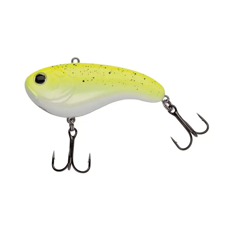 Direct Beschikbaar Berkley FLATT SHAD 7.7cm/22 UV Spotted Neon Yellow - Brutalf