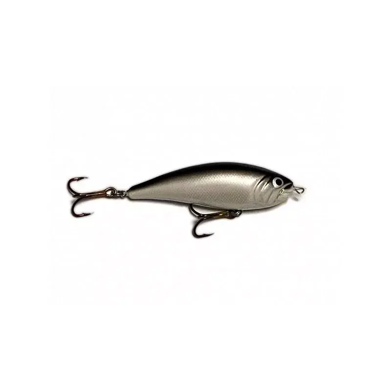 MONSTER CAT RATTLE WOBLER SR8 MEDIUM CSÖRGŐS - SILVER 18G - Hoge Kwaliteit