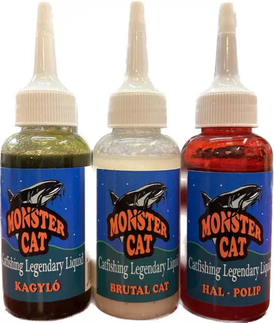 MONSTER CAT LEGENDARY LIQUID GÉL - harcsázó aroma Full Máj - Koop Online
