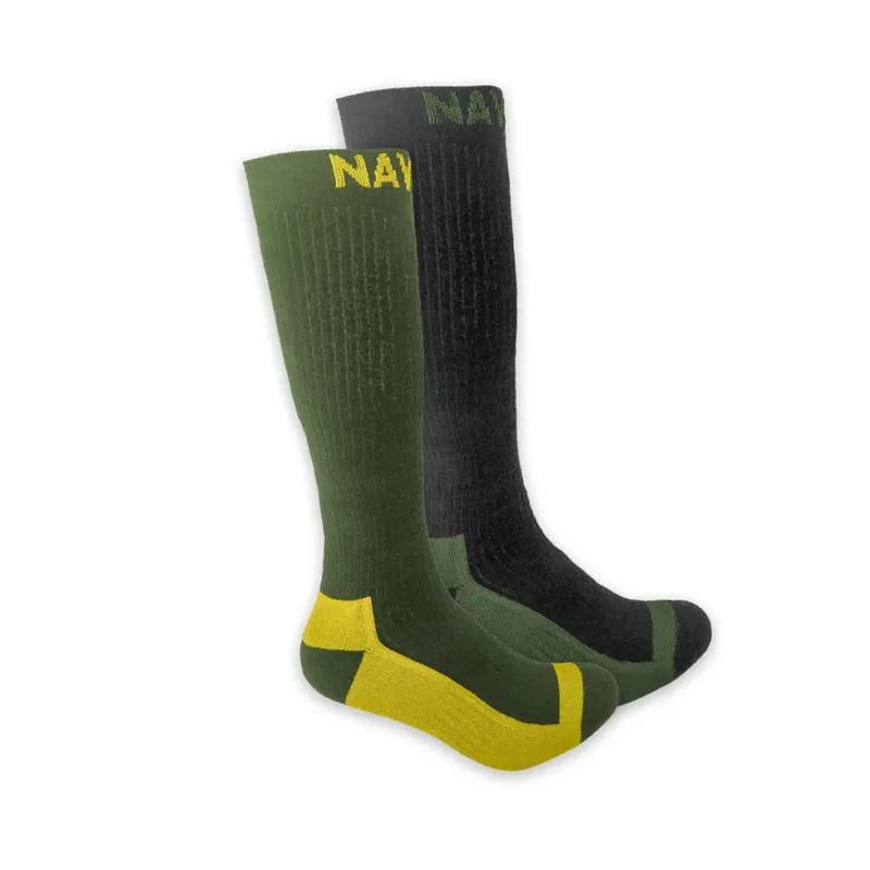 NAVITAS COOLMAX BOOT SOCK TWIN PACK GREEN - Akc Speciale Aanbieding
