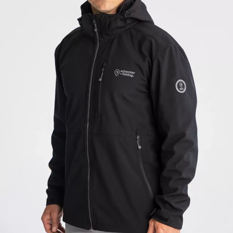 Meest Verkocht ADVENTER SOFTSHELL JACKET BLACK KABÁT XL - Akci