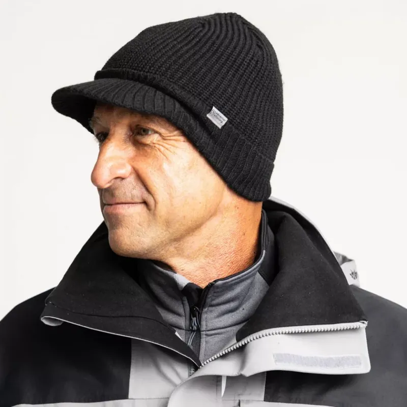 ADVENTER KNITTED PEAK HAT BLACK UNI - Akcioshor Rechtstreeks Van De Fabrikant