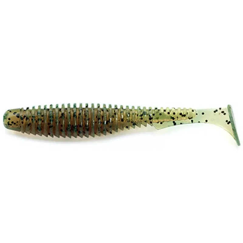 Bestel Nu FISHUP_U-SHAD 4" (8PCS.), 017 - MOTOR OIL PEPPER - Bru