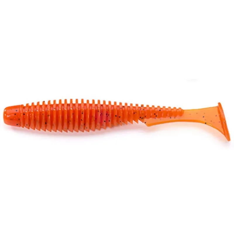 FISHUP_U-SHAD 4" (8PCS.), 049 - ORANGE PUMPKIN/BLACK - Voordeelprijs
