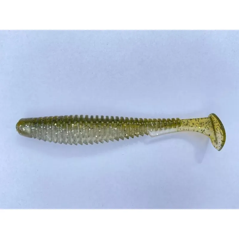 FISHUP_U-SHAD 4" (8PCS.), 202 - GREEN PUMPKIN/PEARL - Koopje