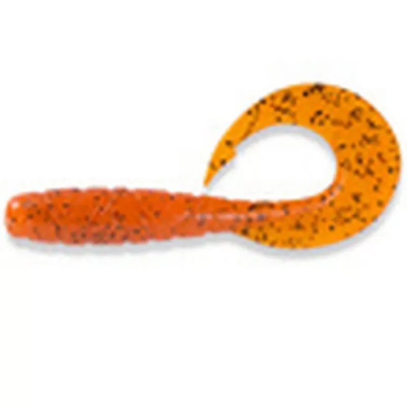 FISHUP_MIGHTY GRUB 3.5" (7PCS.), 049 - ORANGE PUMPKIN/ Shop Nu