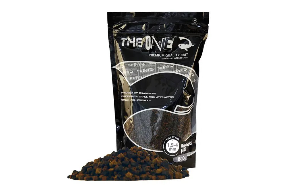 Voordeelprijs THE ONE PELLET MIX SMOKED FISH 1,5-4 MM - Akcio