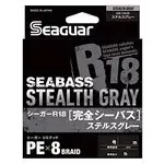 Superprijs SEAGUAR R18 KANZEN SEABASS STEALTH GRAY 150M 0.8PE - Brutalf