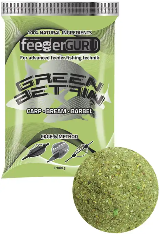 Nu Kopen TIMÁR MIX FEEDER GURU GREEN BETAIN 1KG - Akcios