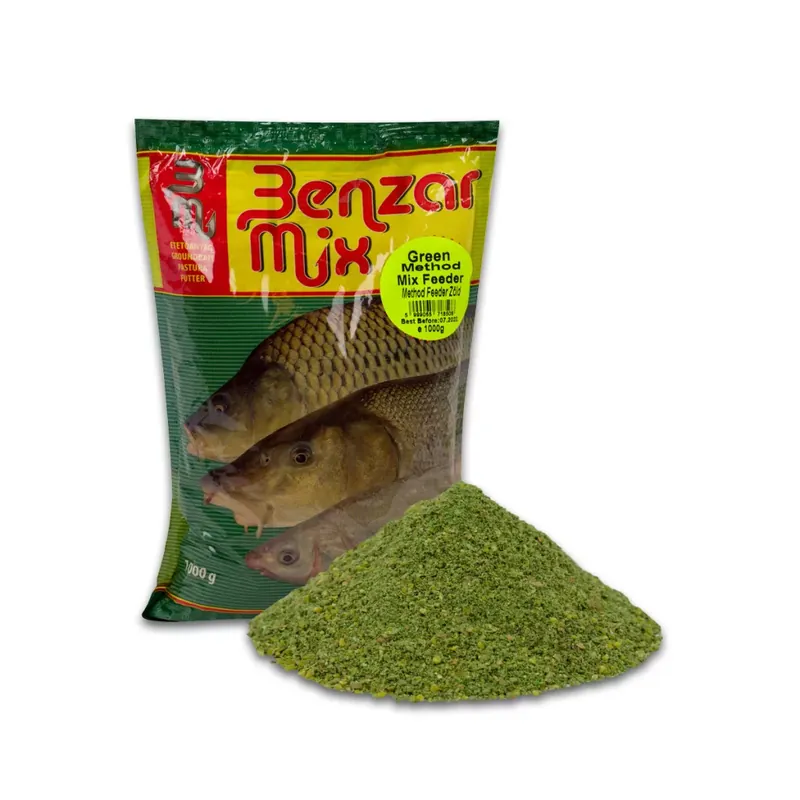 Weekendaanbieding BENZÁR MIX METHOD FEEDER ZÖLD 1KG - Akcioshorga