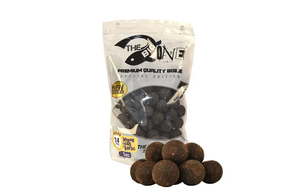 Exclusieve Aanbieding THE BIG ONE BOILIE LEMON&FISH&GARLIC 24MM 1KG -