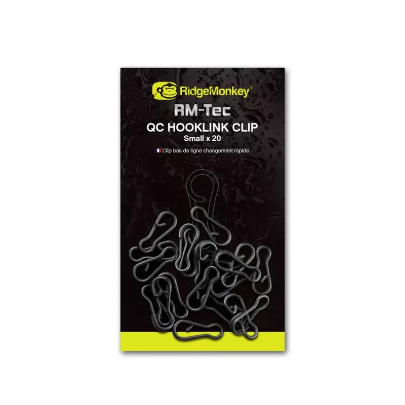 Express Levering RIDGEMONKEY RM-TEC QUICK CHANGE HOOKLINK CLIP KAPOCS 20DB -