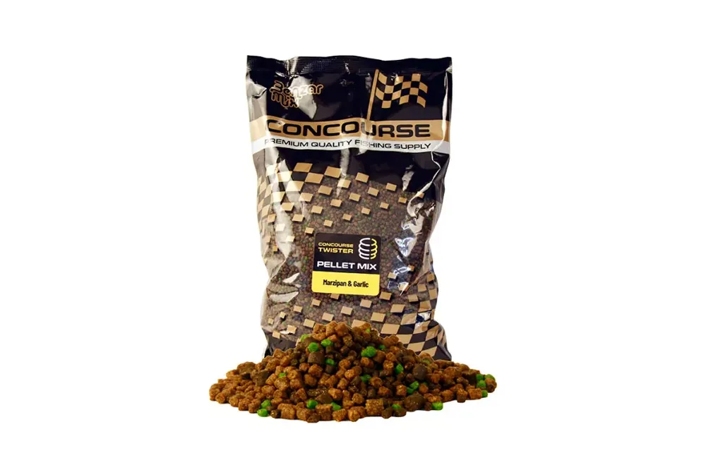 Beperkt Aanbod BENZÁR CONCOURSE TWISTER PELLET MIX MARZIPAN-GARLIC 800 GR -
