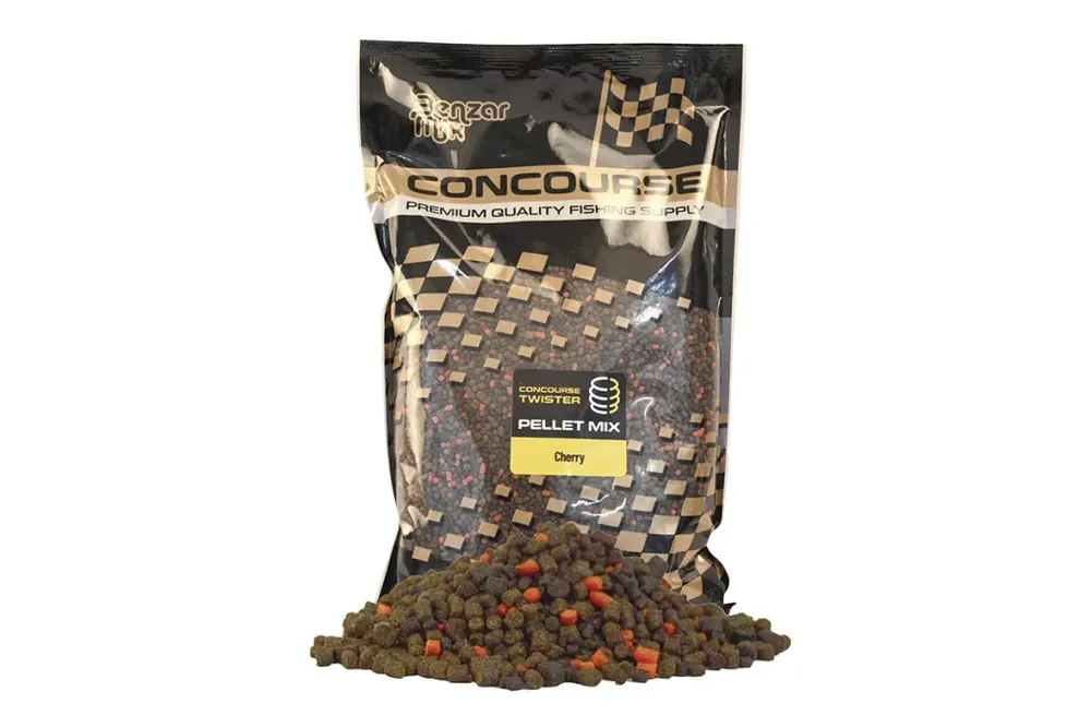 Seizoensaanbieding BENZÁR CONCOURSE TWISTER PELLET MIX CHERRY 800 GR - Brutalfi