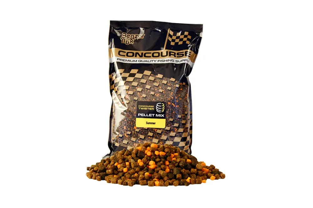 Seizoensaanbieding BENZÁR CONCOURSE TWISTER PELLET MIX SUMMER 800 GR - Brutalfi