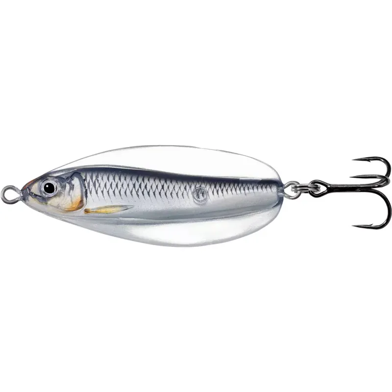 LIVETARGET ERRATIC SHINER SPOON SILVER/BLACK 70 MM 21 G - Br Bestseller