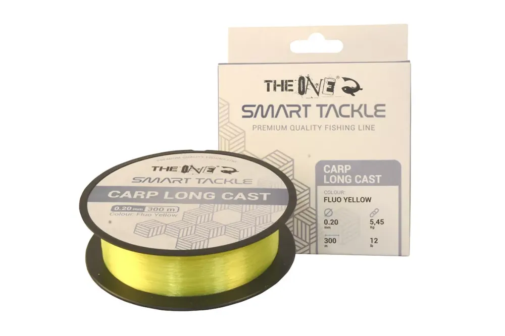 Tijdelijk Beschikbaar THE ONE CARP LONG CAST FLUO YELLOW 300M 0.20MM 5,45KG 12LB -