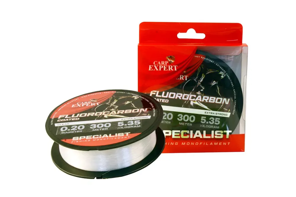 CARP EXPERT SPECIALIST FLUOROCARBON COATED 300M 0.20MM 5,35K Express Levering
