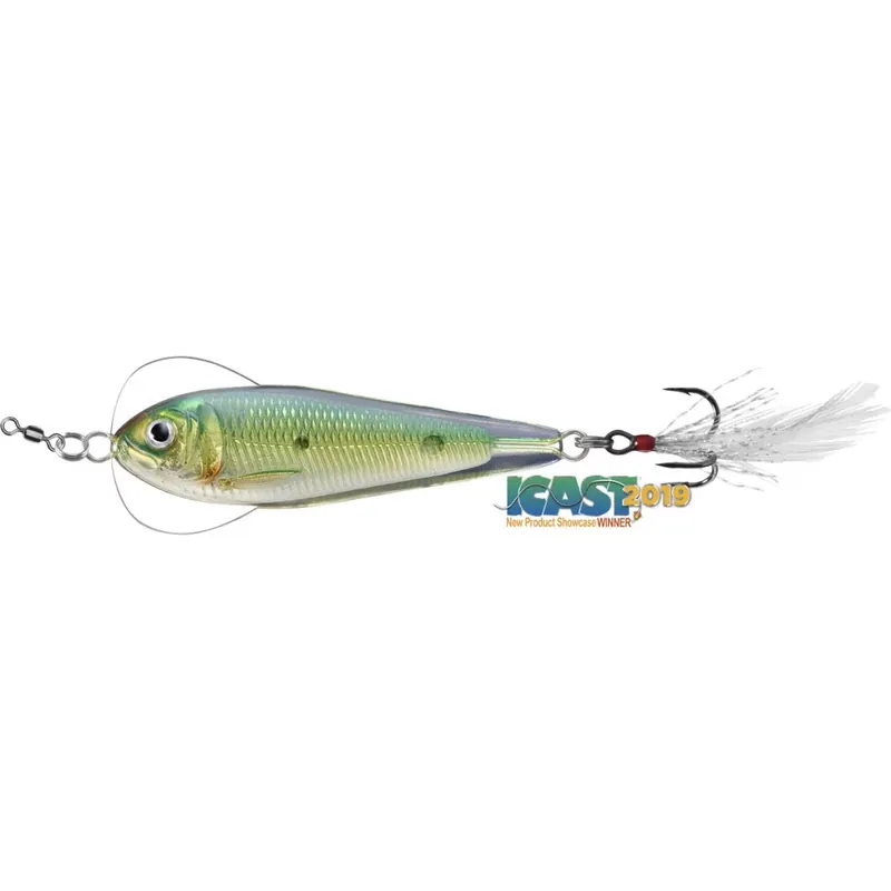 LIVETARGET FLUTTER SHAD JIGGING SPOON GOLD/GREEN55 MM 14 G - Gecertificeerd