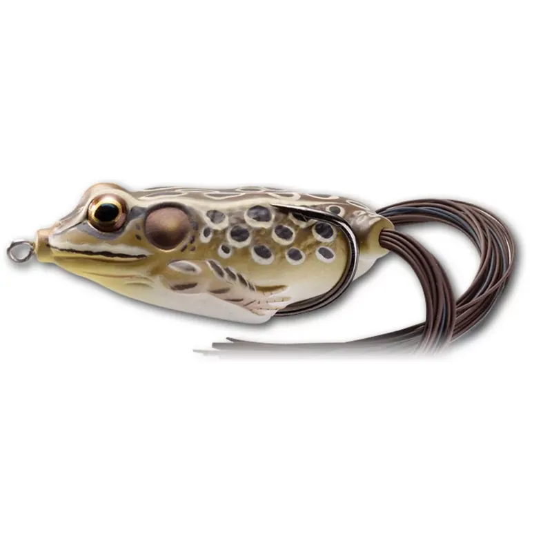 Beperkte Voorraad LIVETARGET FROG WALKING BAIT TAN/BROWN 55 MM 18 G - Brutalfi