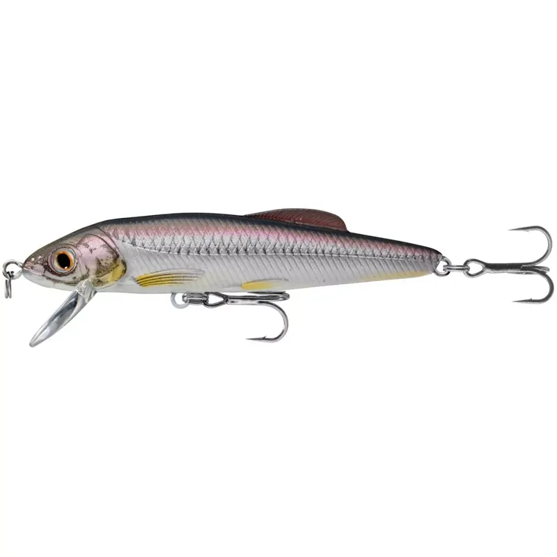 Gecertificeerd LIVETARGET MINNOW FINESSE JERKBAIT VIOLET/BLACK BACK 60 MM 1