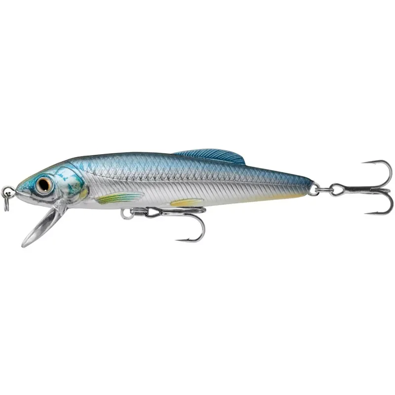 Shop Nu LIVETARGET MINNOW FINESSE JERKBAIT SILVER/BLUE 75 MM 7 G - B