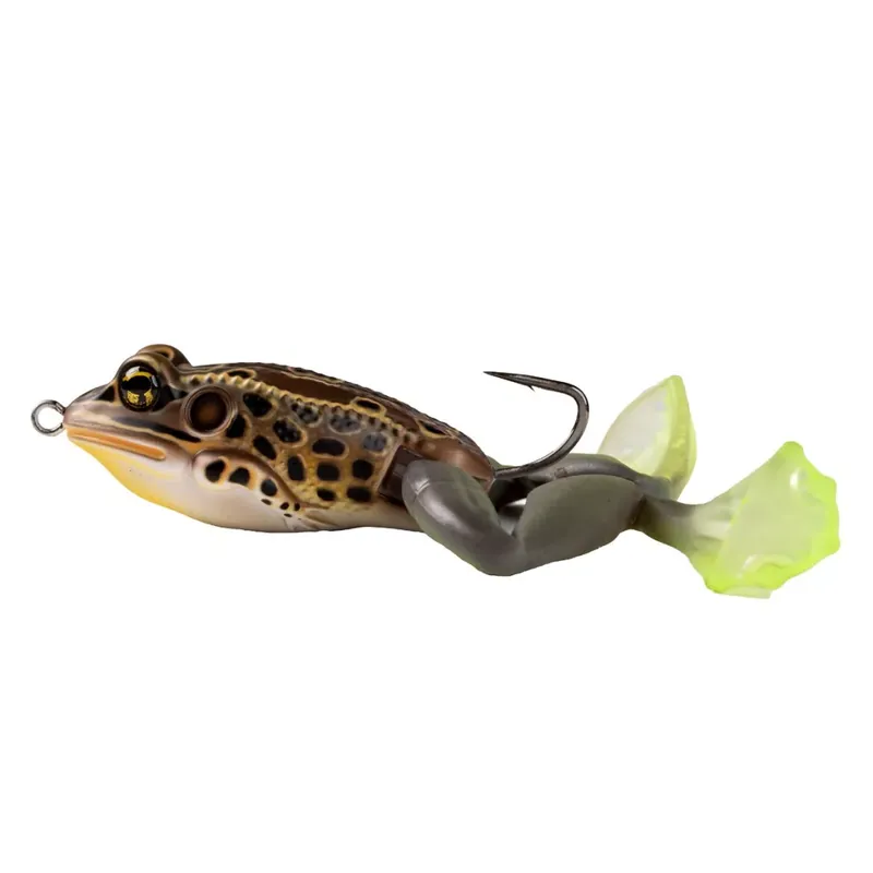 Must-Have LIVETARGET THE ULTIMATE FROG STRIDE BAIT TAN / BROWN 50 MM 2