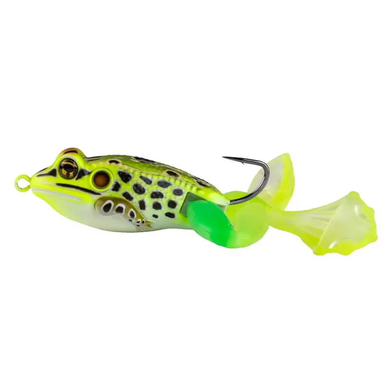 Gratis Retour LIVETARGET THE ULTIMATE FROG STRIDE BAIT FLORO GREEN / YELLO