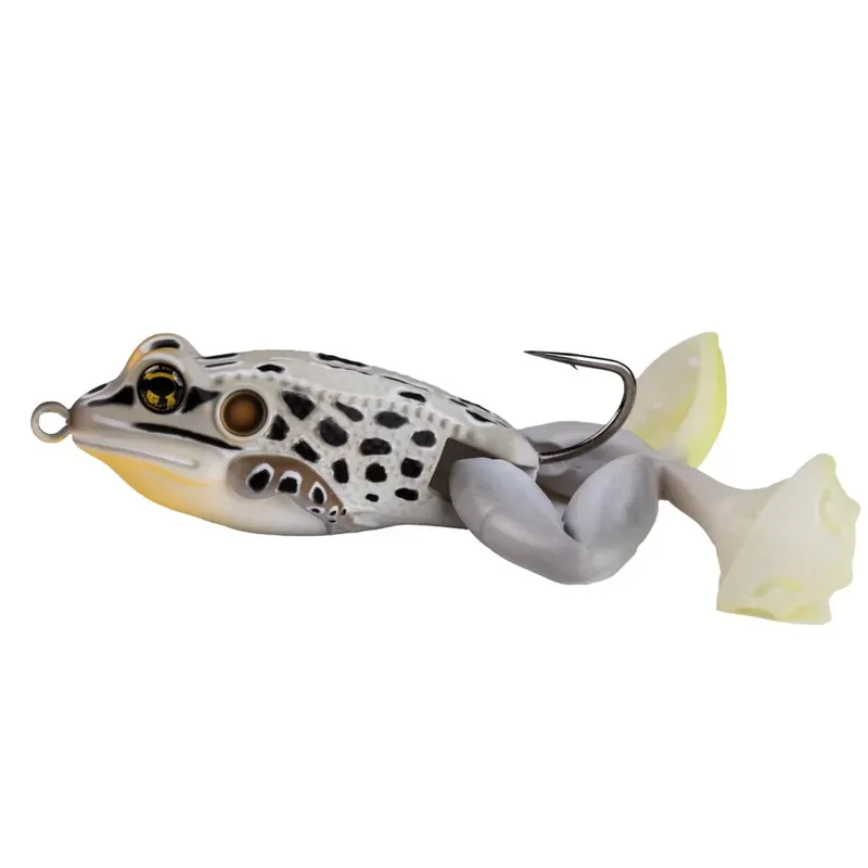 Rechtstreeks Van De Fabrikant LIVETARGET THE ULTIMATE FROG STRIDE BAIT ALBINO / WHITE 50 M
